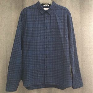 Urban Outfitters medium blue flannel shirt